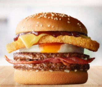 Mcdonalds Big Brekkie Burger
