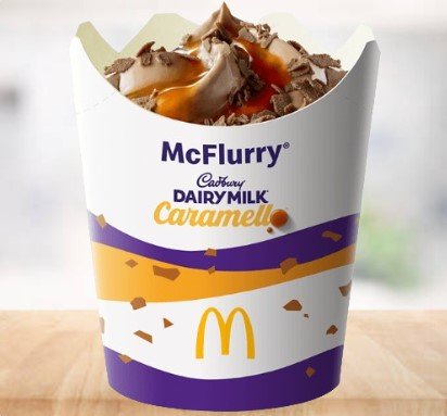 Mcdonalds Cadbury® Caramello® Chocolate McFlurry®
