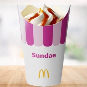 Mcdonalds Caramel Sundae