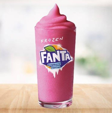Mcdonalds Frozen Fanta® Raspberry