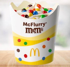 Mcdonalds M&M's Minis® McFlurry®