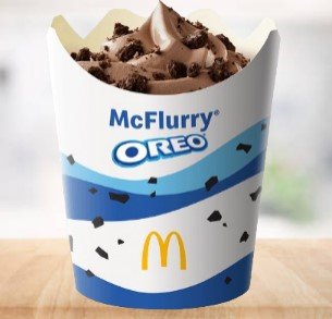 Mcdonalds OREO Cookies® Chocolate McFlurry®