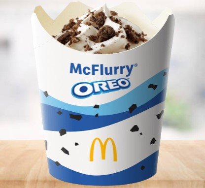 Mcdonalds OREO Cookies® McFlurry®